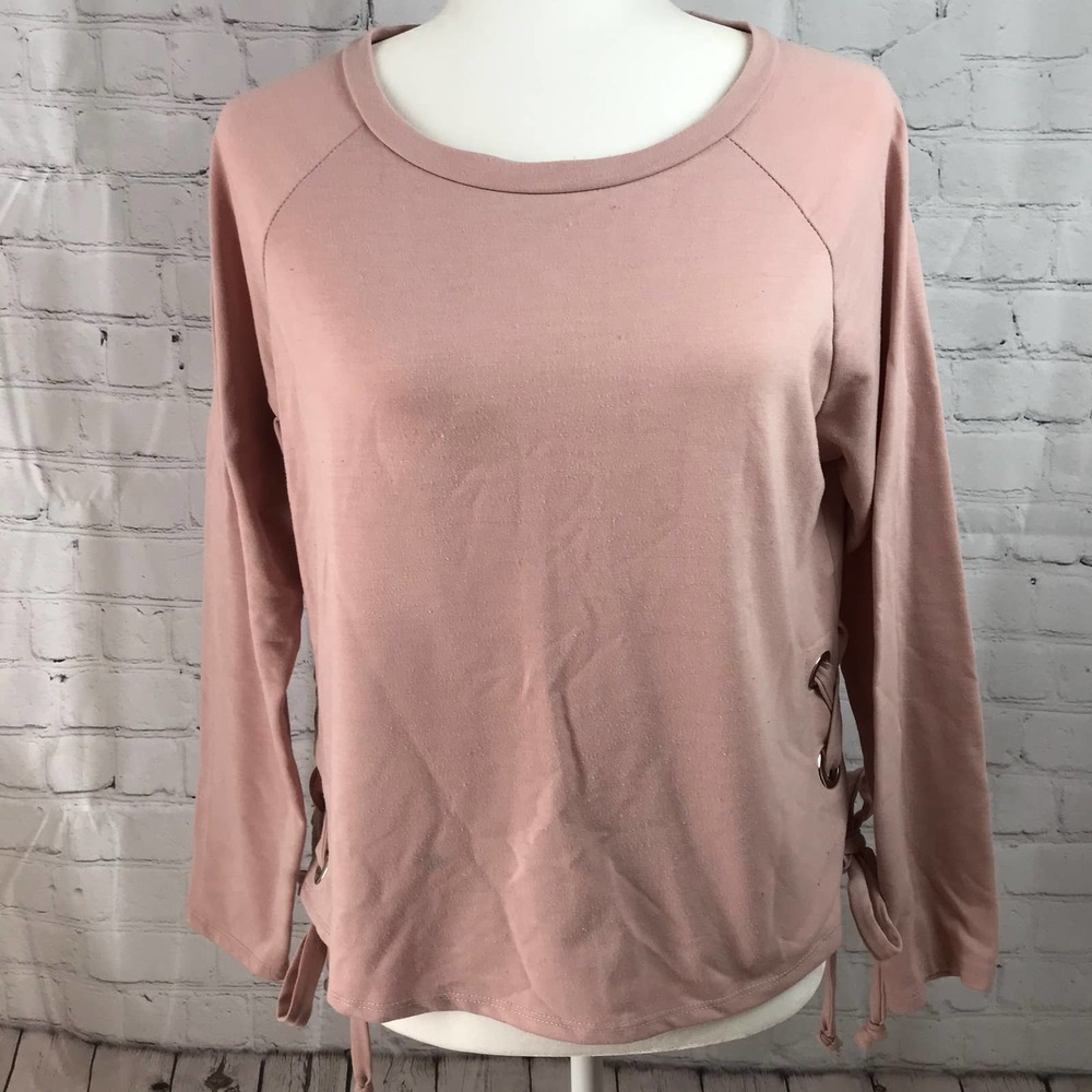 Heart Hips pink long sleeve top size M